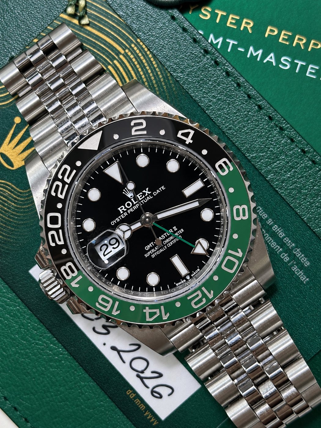 Rolex GMT-Master II “Sprite”